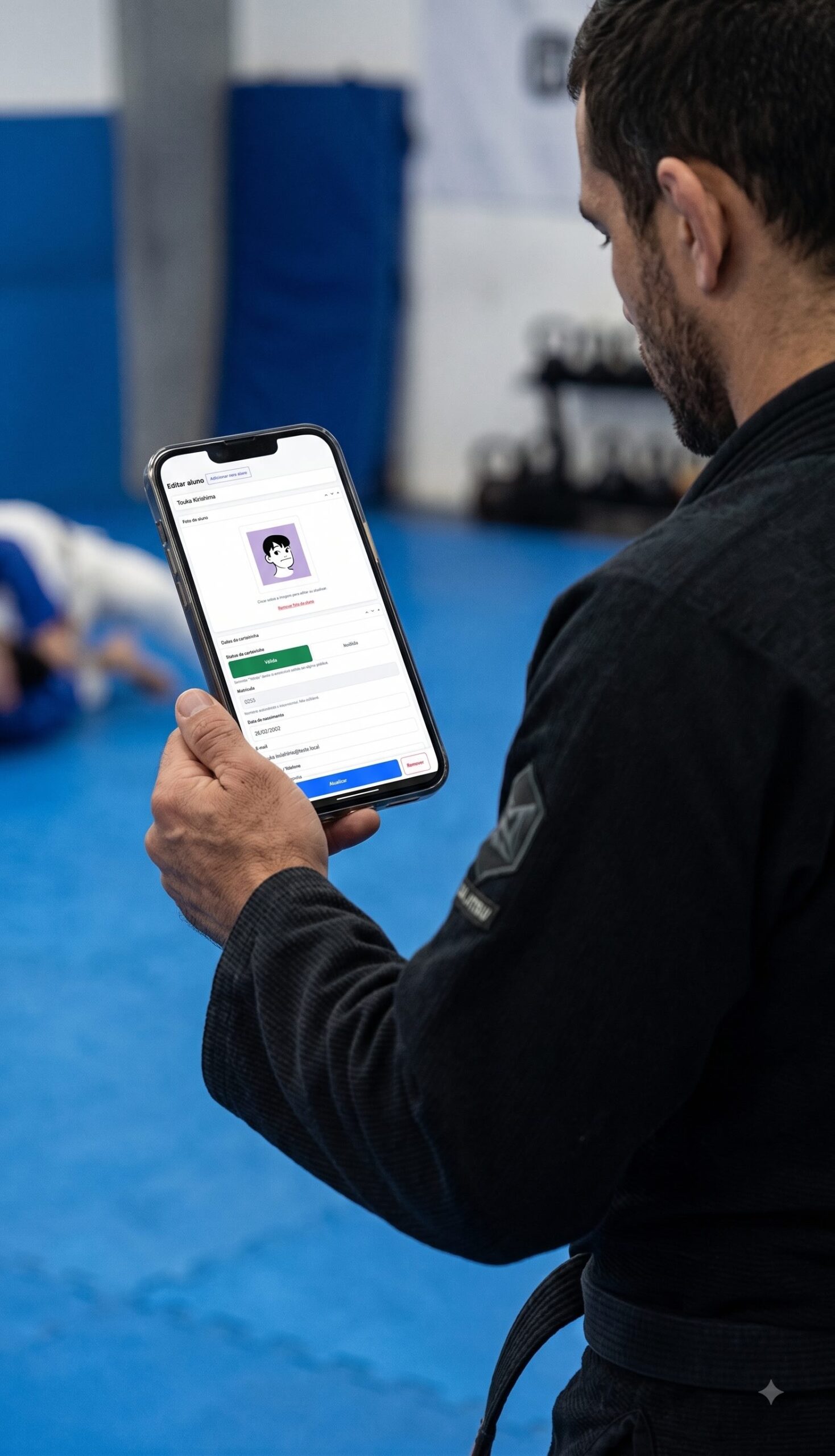 Painel do sistema Dojokan